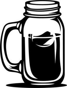 Mason Jar With Handle