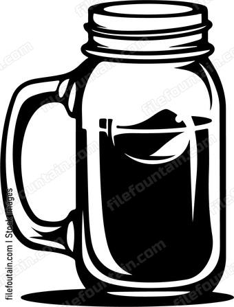 Mason Jar With Handle