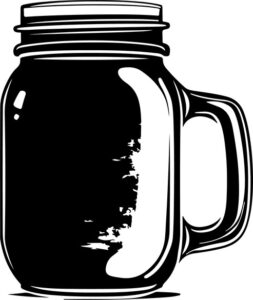 Mason Jar With Handle
