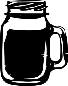 Mason Jar With Handle