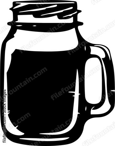 Mason Jar With Handle