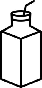 Milk Container Iutline