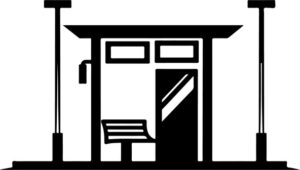 Modern Bus Stop