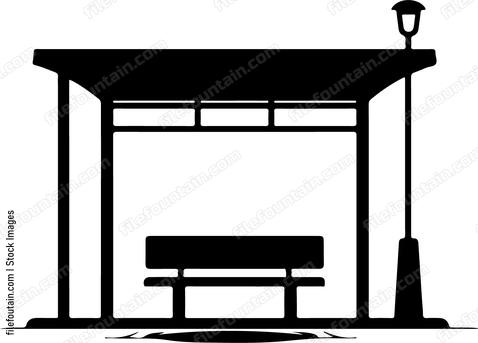 Modern Bus Stop