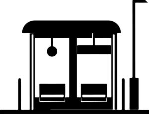 Modern Bus Stop