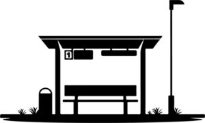 Modern Bus Stop