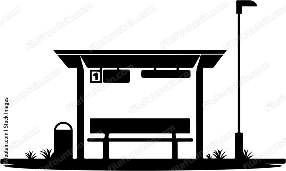 Modern Bus Stop