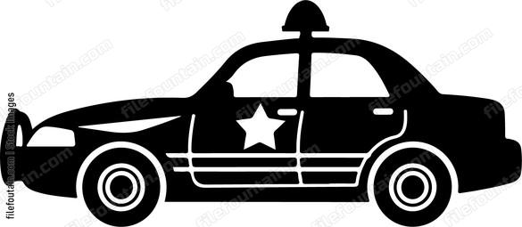 Modern Police Car