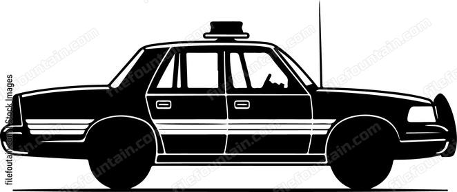 Modern Police Car