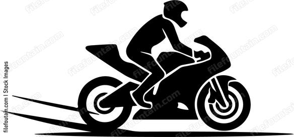 Motorcycle Driving Fast