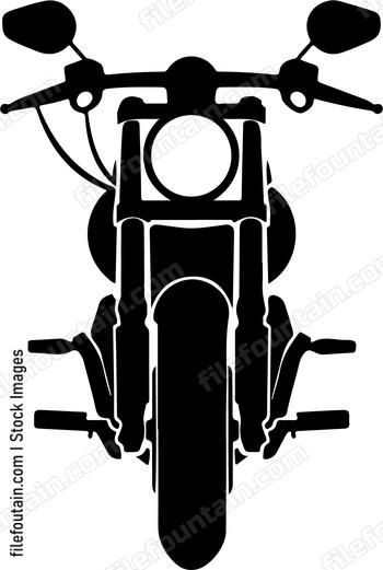 Motorcycle Front View