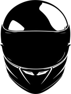 Motorcycle Helmet Front