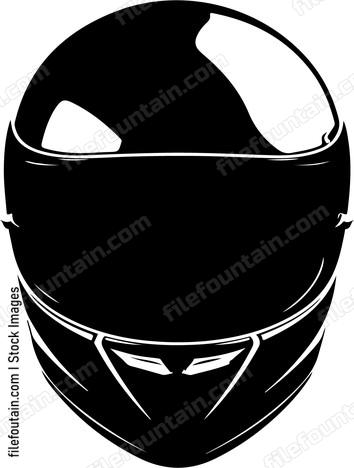 Motorcycle Helmet Front