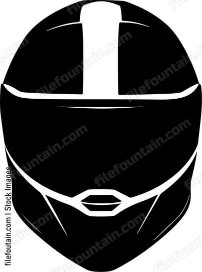 Motorcycle Helmet Front