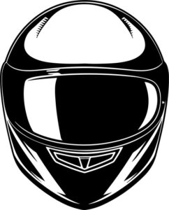 Motorcycle Helmet Front