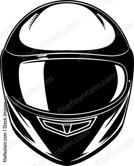Motorcycle Helmet Front