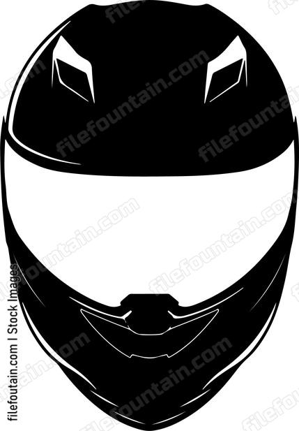 Motorcycle Helmet Front