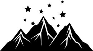 Mountain And Stars