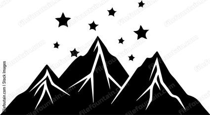 Mountain And Stars
