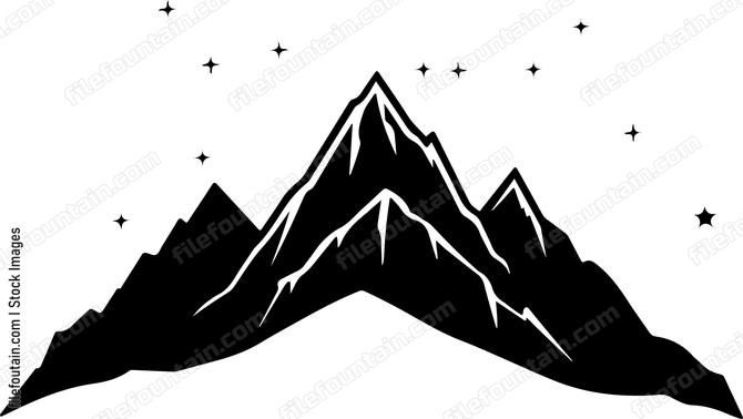 Mountain And Stars
