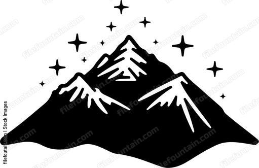 Mountain And Stars