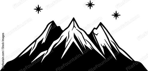 Mountain And Stars