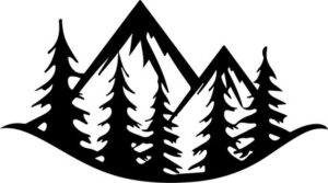 Mountains And Some Trees