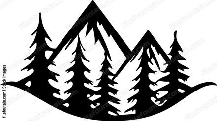 Mountains And Some Trees