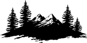 Mountains And Some Trees