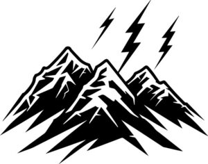 Mountains And Thunder Sky