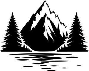 Mountains Lake And Forest