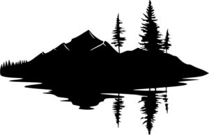 Mountains Lake And Forest