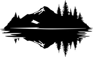 Mountains Lake And Forest