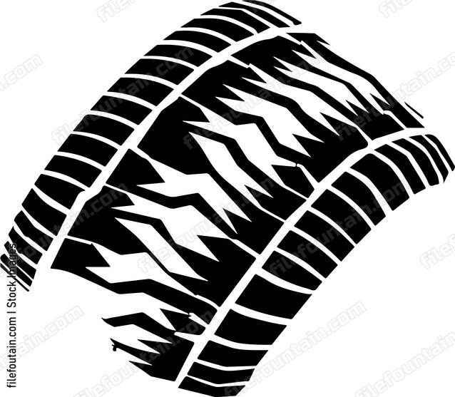 Mud Tire Tracks