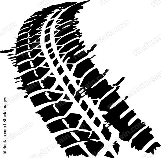 Mud Tire Tracks