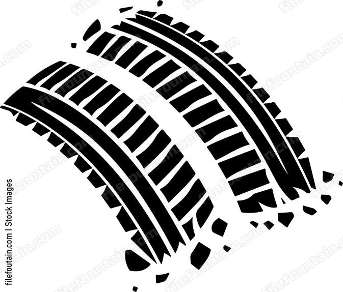 Mud Tire Tracks