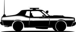 Muscle Police Car