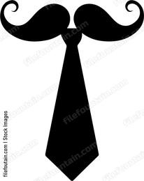 Mustache And Tie