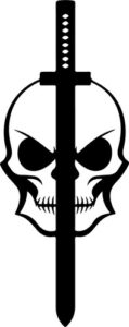 Ninja Sword Skull