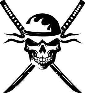 Ninja Sword Skull