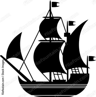 Old Time Pirate Ship
