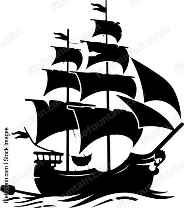 Old Time Pirate Ship