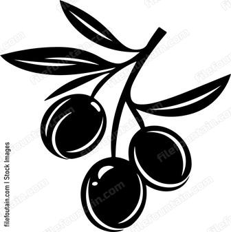 Olives With Leaves