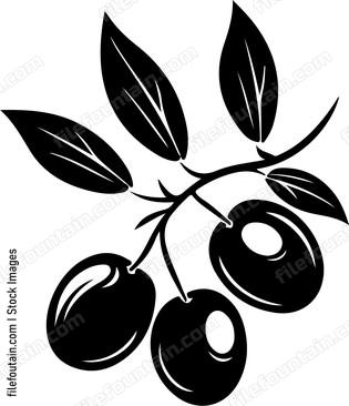 Olives With Leaves