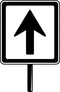One Way Traffic Sign
