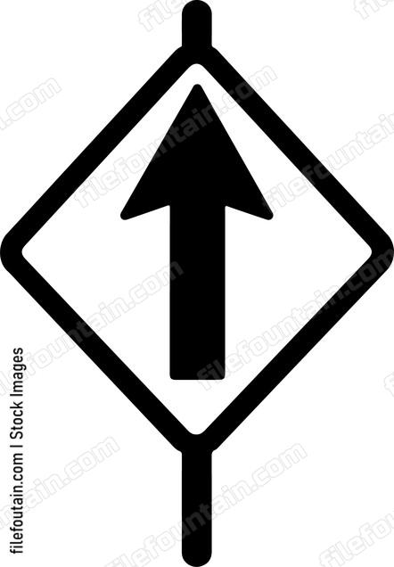 One Way Traffic Sign