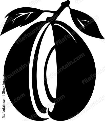 pear cut in half