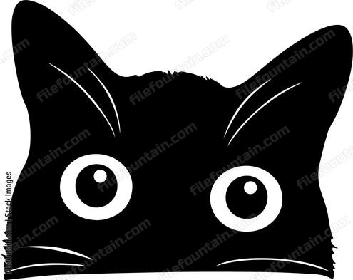 Peeking Cat