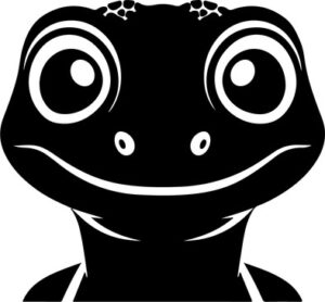 Peeking Komodo Dragon