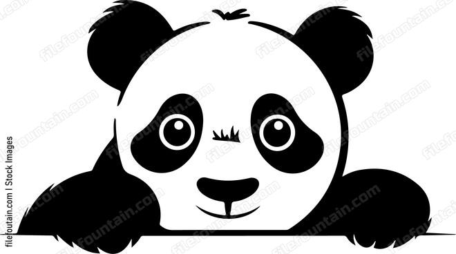 Peeking Panda